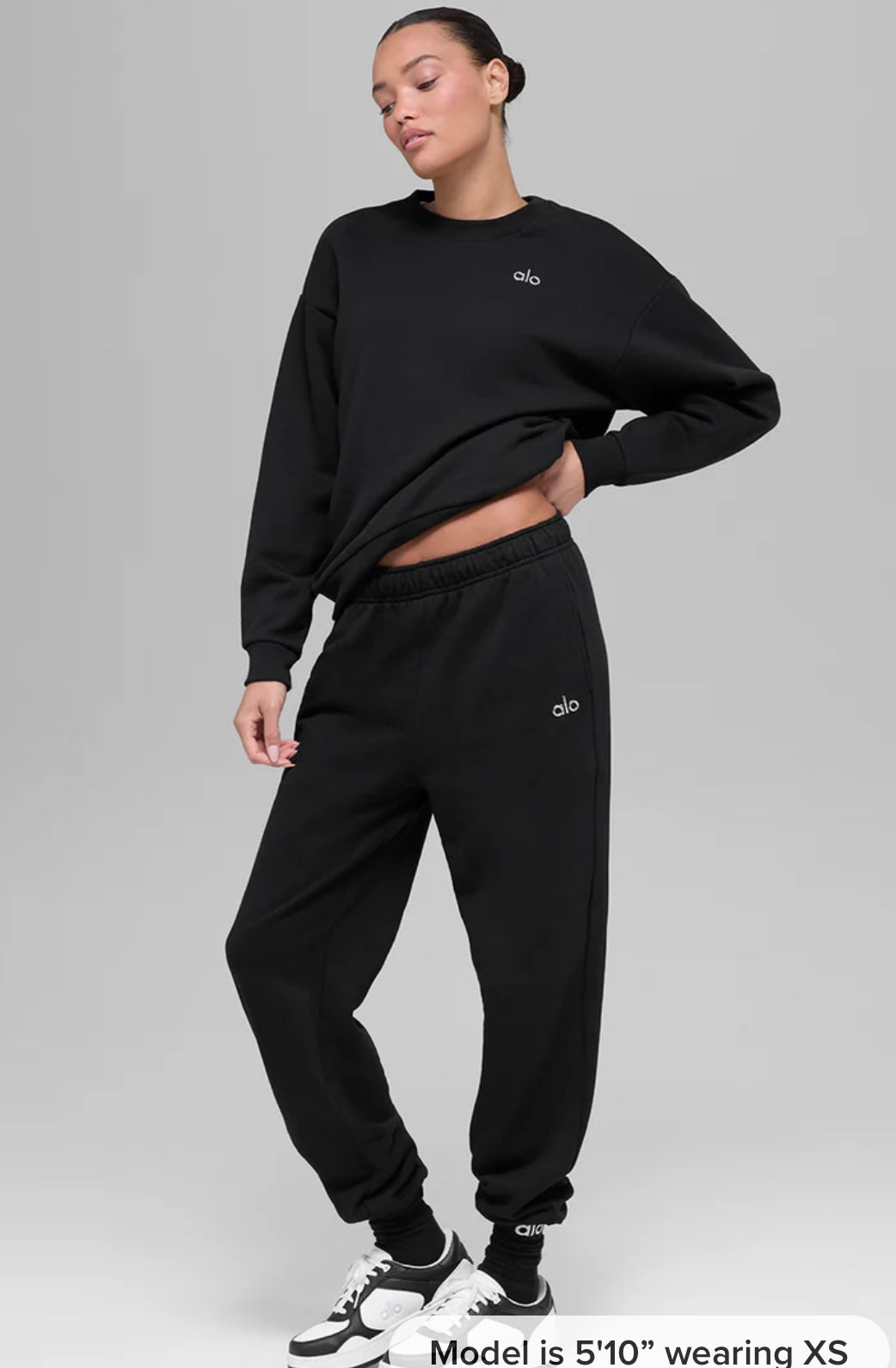 CozyLine Crewneck Sweater Black