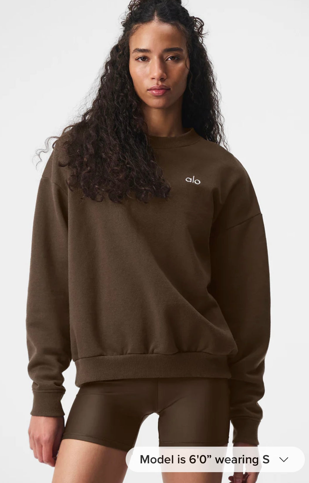 CozyLine Crewneck Sweater Espresso