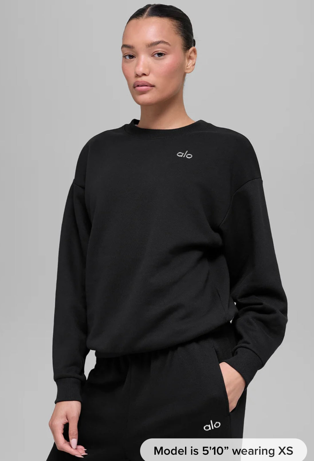 CozyLine Crewneck Sweater Black