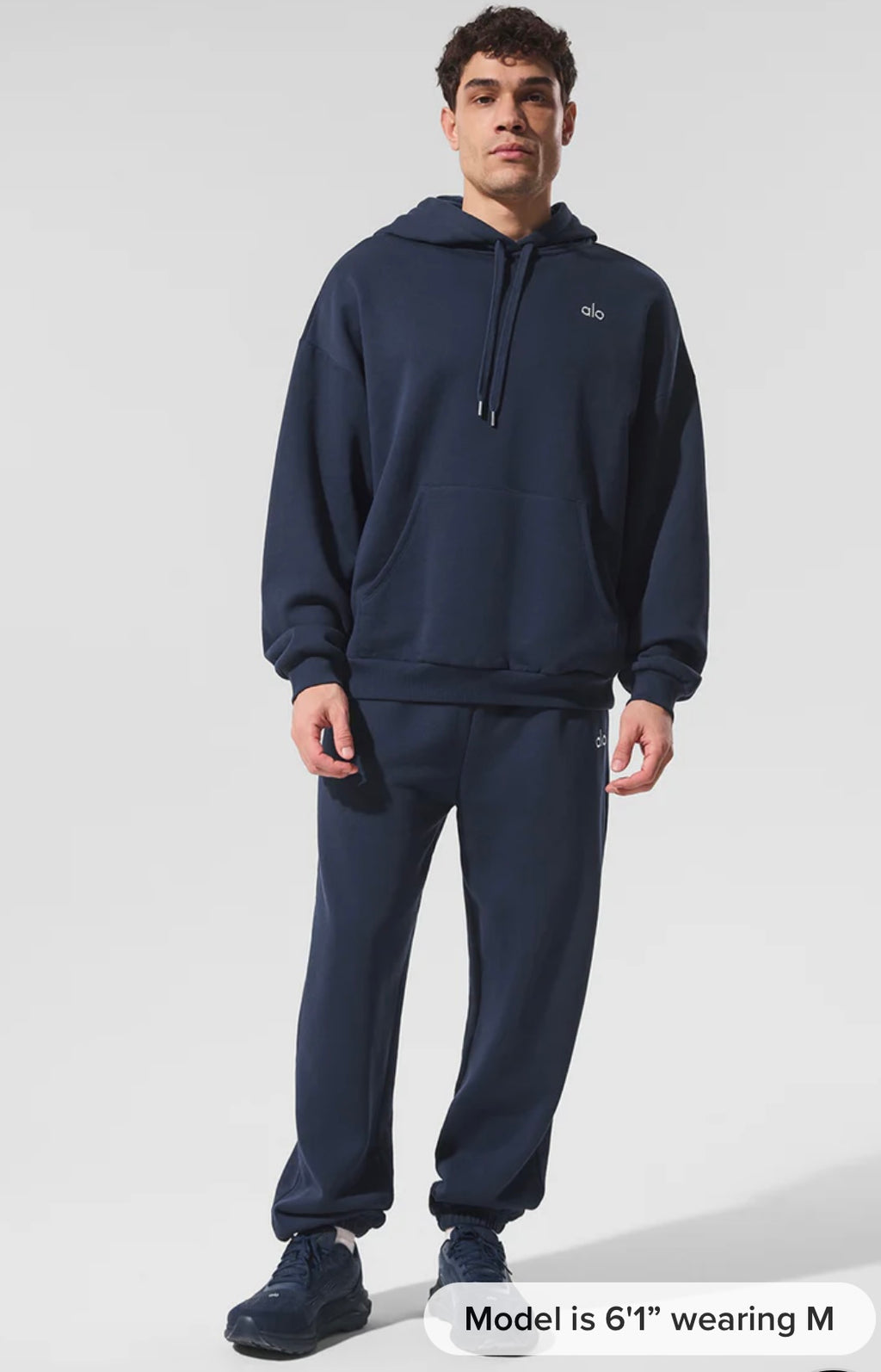 Men CozyLine Hoodie Sweater Navy