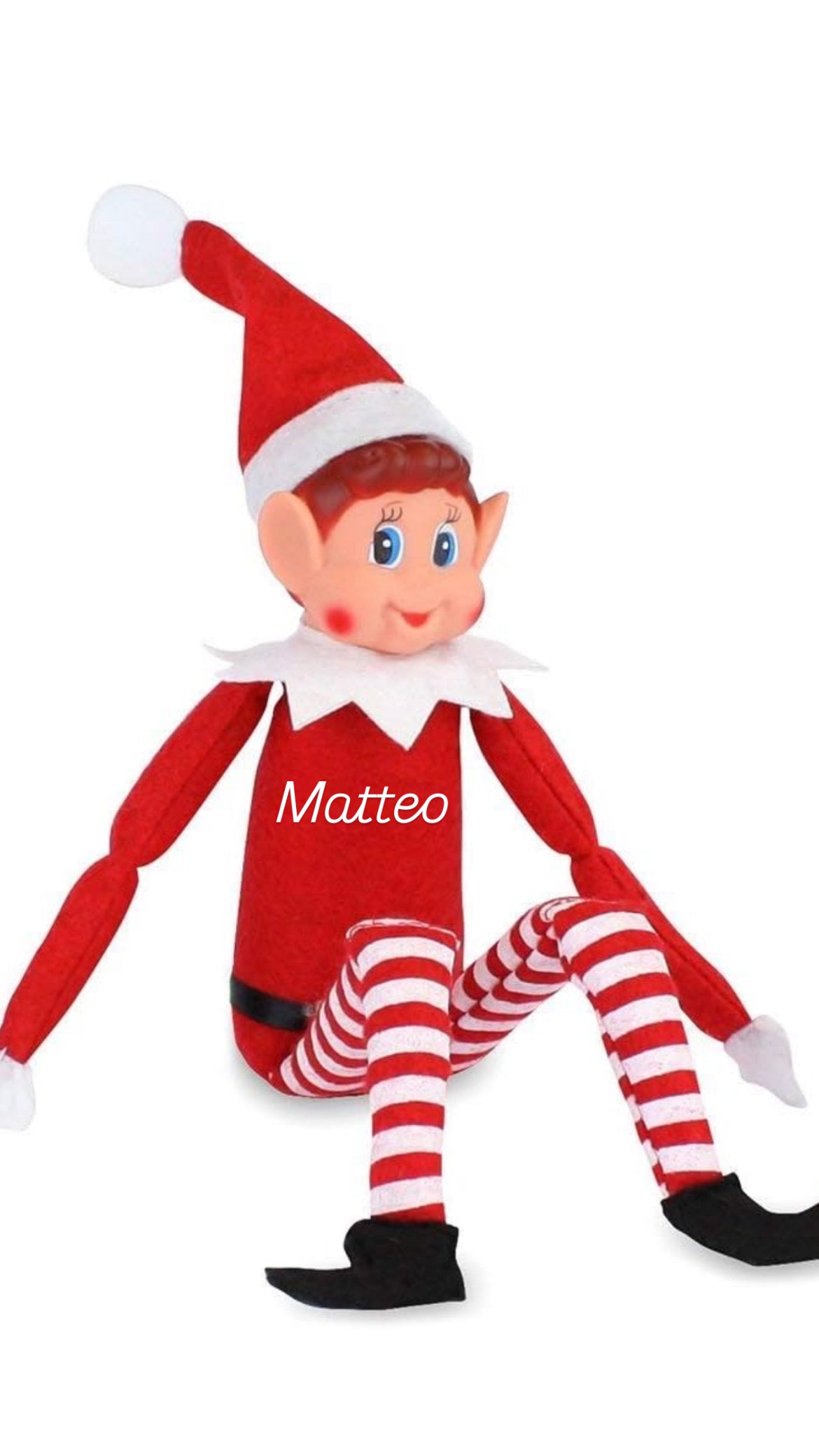 Christmas Elf Behaving Badly Plush Toy, 12 Inches